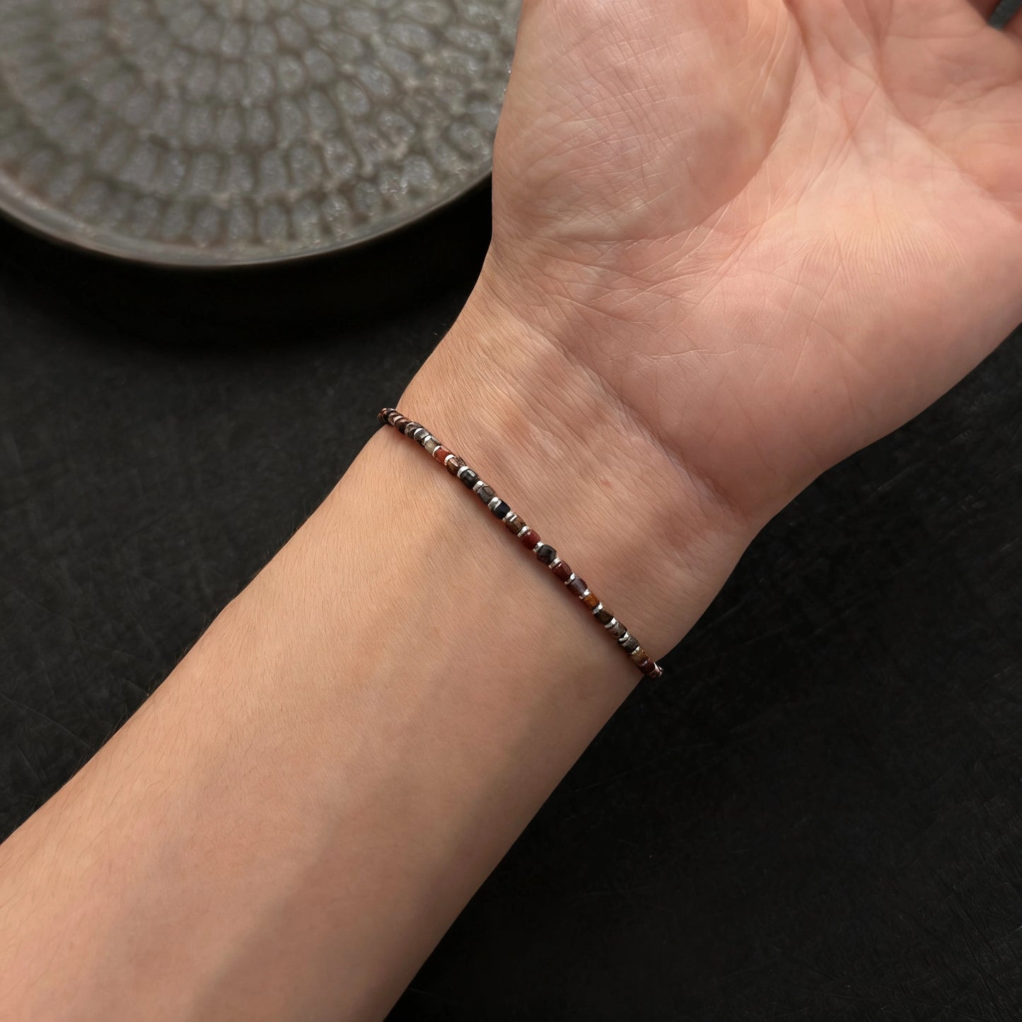 Dainty 925 Silver Chain Bracelet - Minimalist Handmade Jewelry for Women
