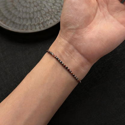 Dainty 925 Silver Chain Bracelet - Minimalist Handmade Jewelry for Women